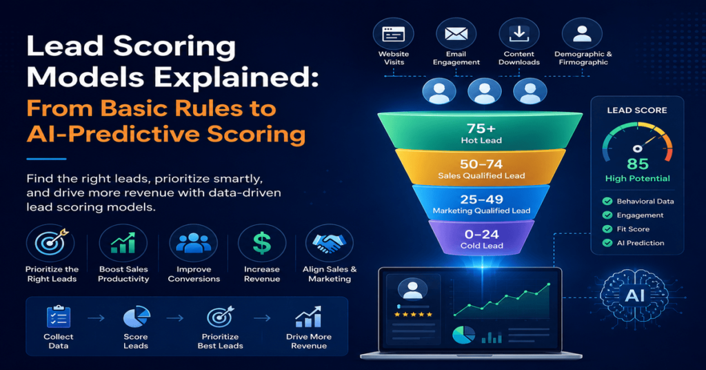 Lead Scoring Models Explained: From Basic Rules to AI-Predictive Scoring