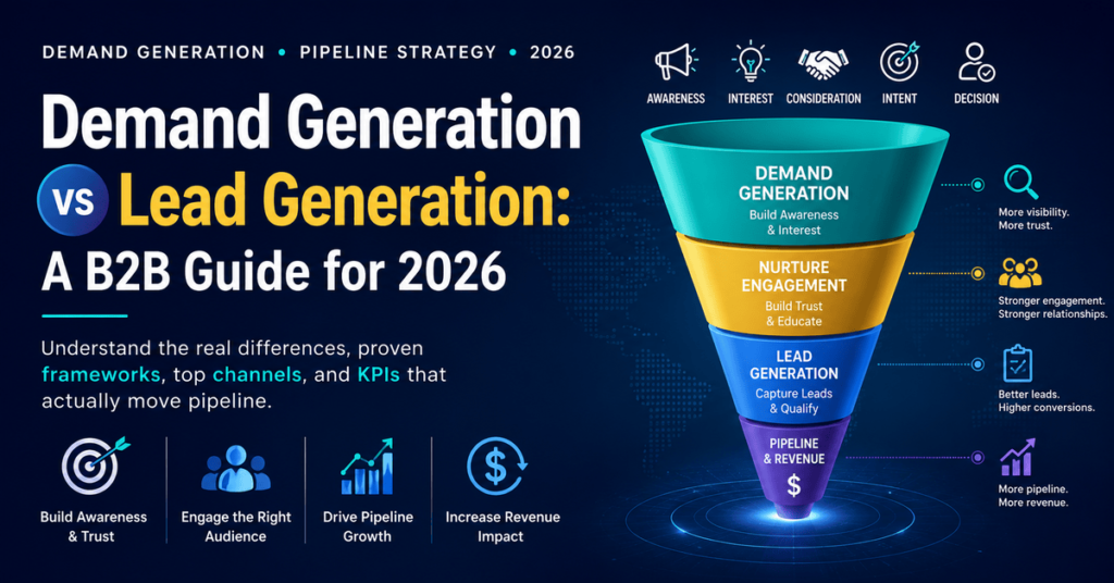 Demand Generation vs Lead Generation: A B2B Guide for 2026